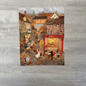 Lore Pemberton Charming Village Scene Wall Art - Multicolor
